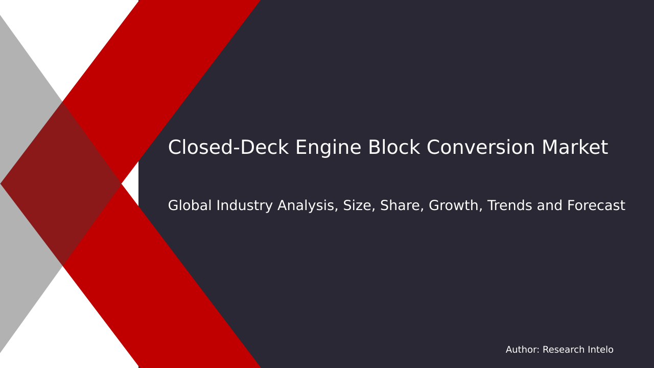 Closed Deck Engine Block Conversion Market Research Report 2033