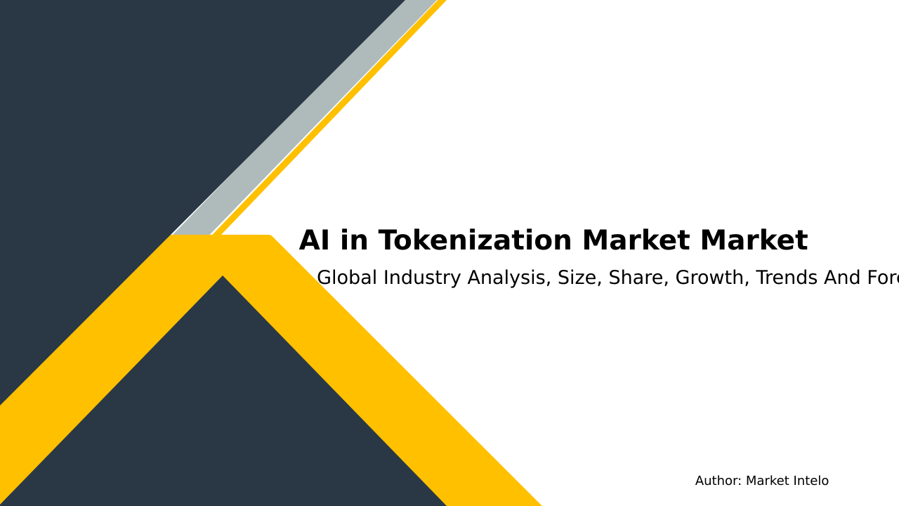 AI in Tokenization Market Research Report 2033