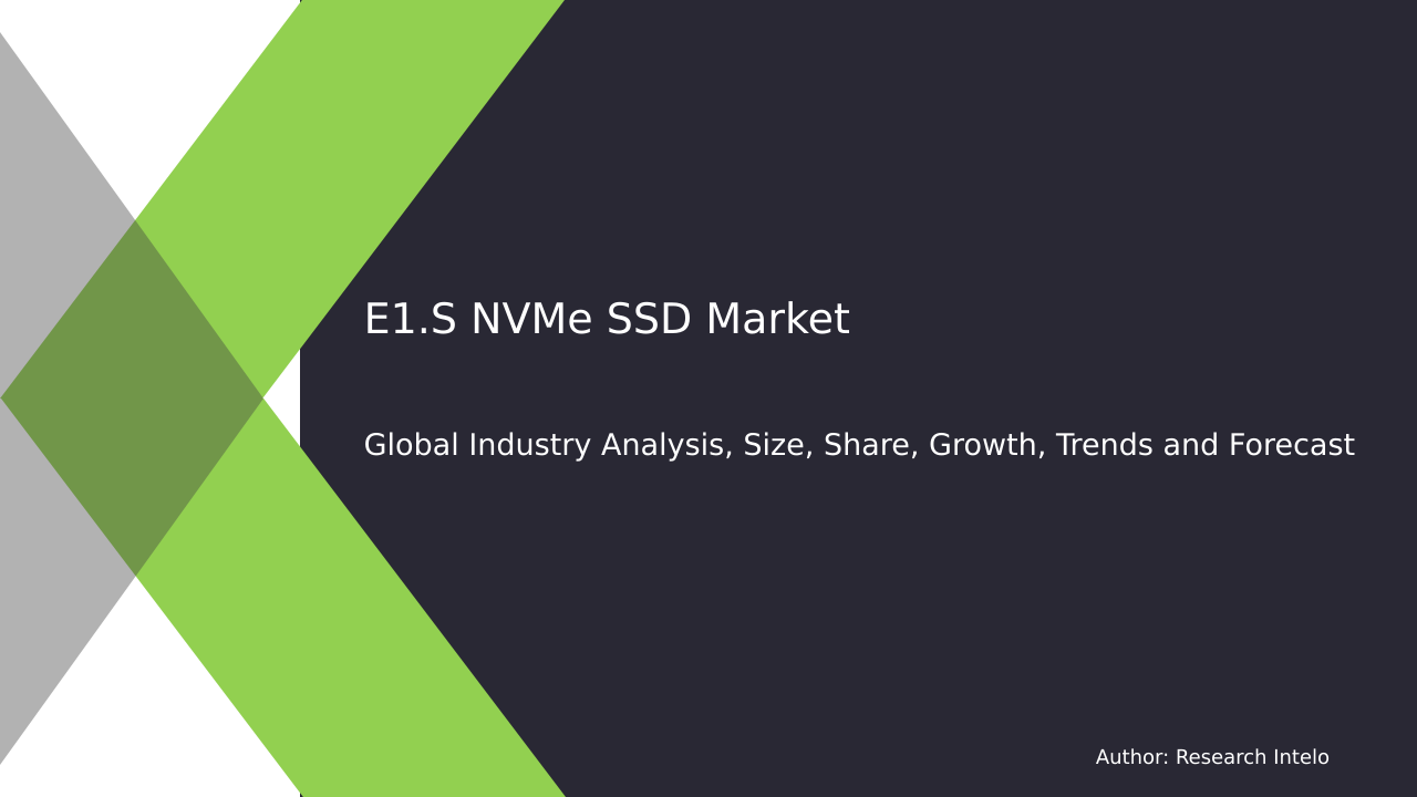 E1.S NVMe SSD Market Research Report 2033