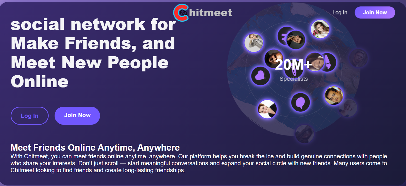 ChitMeet - Meet New People, Make Friends, Chat & Share Photos