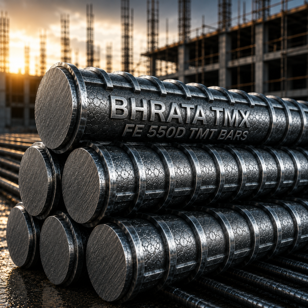 FE 550D TMT Bars Manufacturer in Gujarat | Ductile Steel Bars